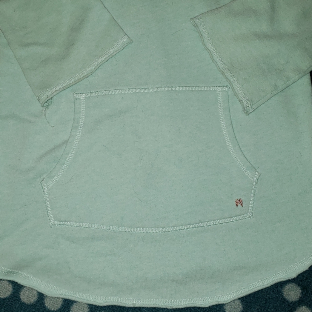 Victoria's Secret mint pullover with front pocket - Picture 3 of 3